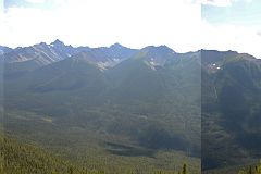 20 Panoramic View Of Banff Gondola Station, Sundance Range and Sundance Peak, Mount Bourgeau, Mount Brett, Massive Mountain, Pilot Mountain From Banff Gondola On Sulphur Mountain In Summer